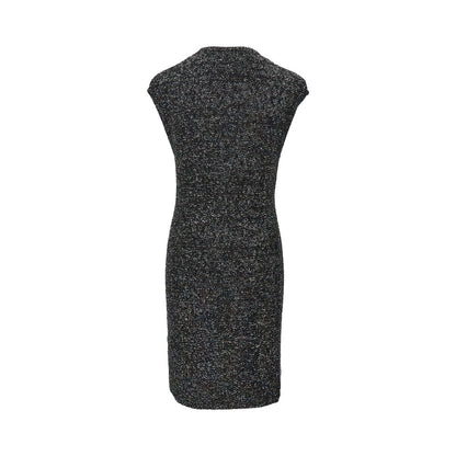 EMPORIO ARMANI Sequinned knit mini dress