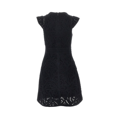 EMPORIO ARMANI Cornely embroidered fabric mini dress