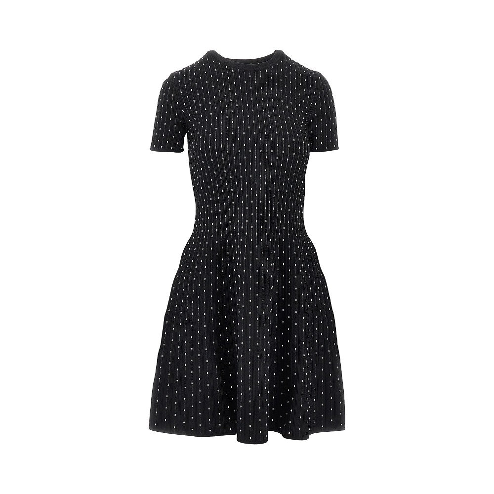 EMPORIO ARMANI Ottoman knitted mini dress