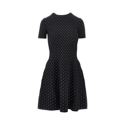 EMPORIO ARMANI Ottoman knitted mini dress