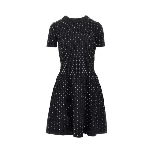 EMPORIO ARMANI Ottoman knitted mini dress