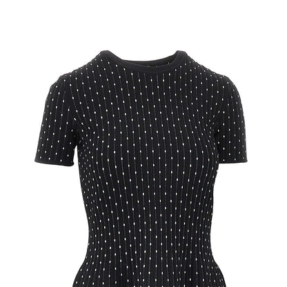 EMPORIO ARMANI Ottoman knitted mini dress