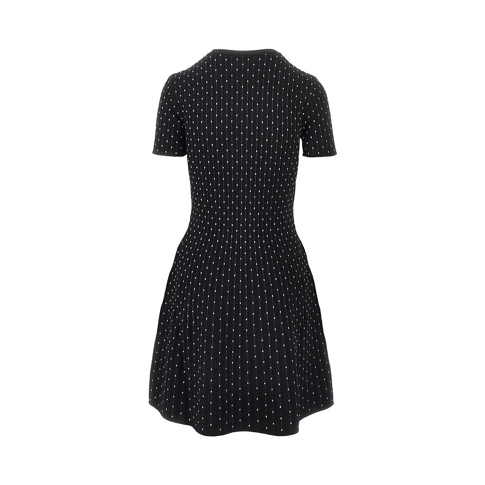 EMPORIO ARMANI Ottoman knitted mini dress