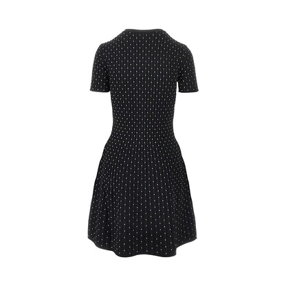 EMPORIO ARMANI Ottoman knitted mini dress