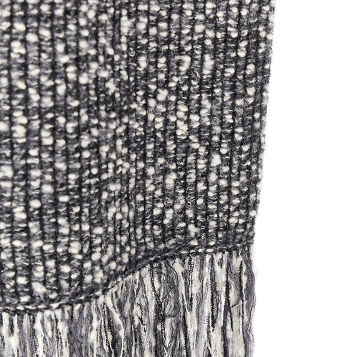 Emporio Armani Fringed knit midi dress
