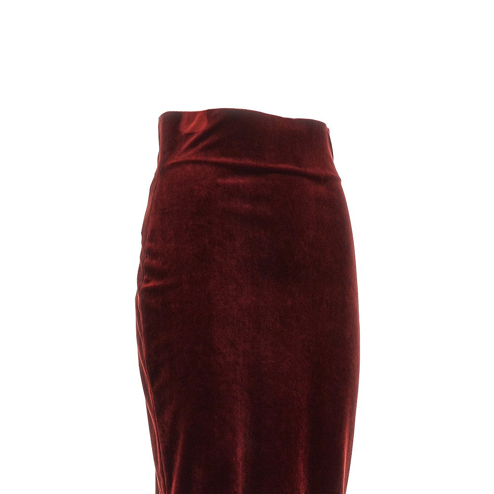 Alberta Ferretti Velvet midi skirt