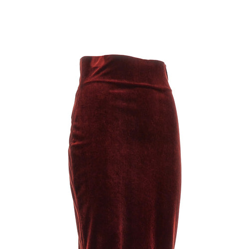 Alberta Ferretti Velvet midi skirt
