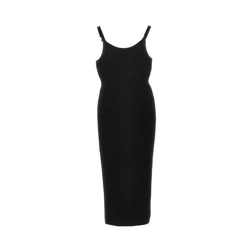 VERSACE Knitted midi dress with Medusa motif