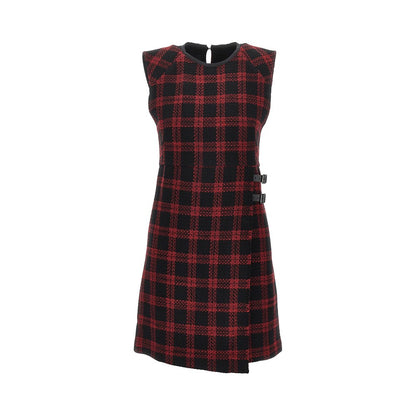 PINKO Wool-blend tweed short dress