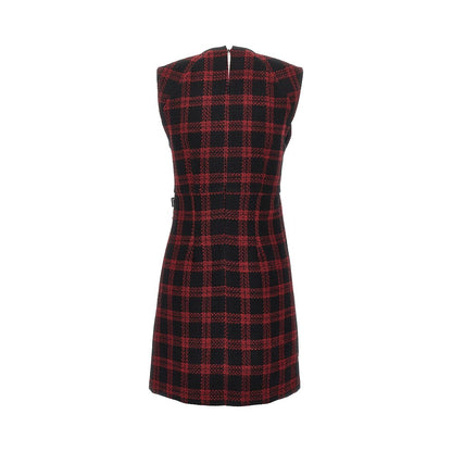 PINKO Wool-blend tweed short dress