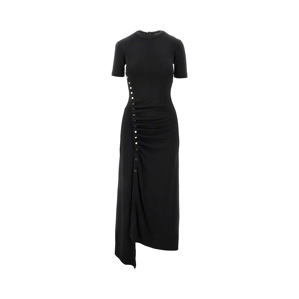 RABANNE Gathered jersey dress