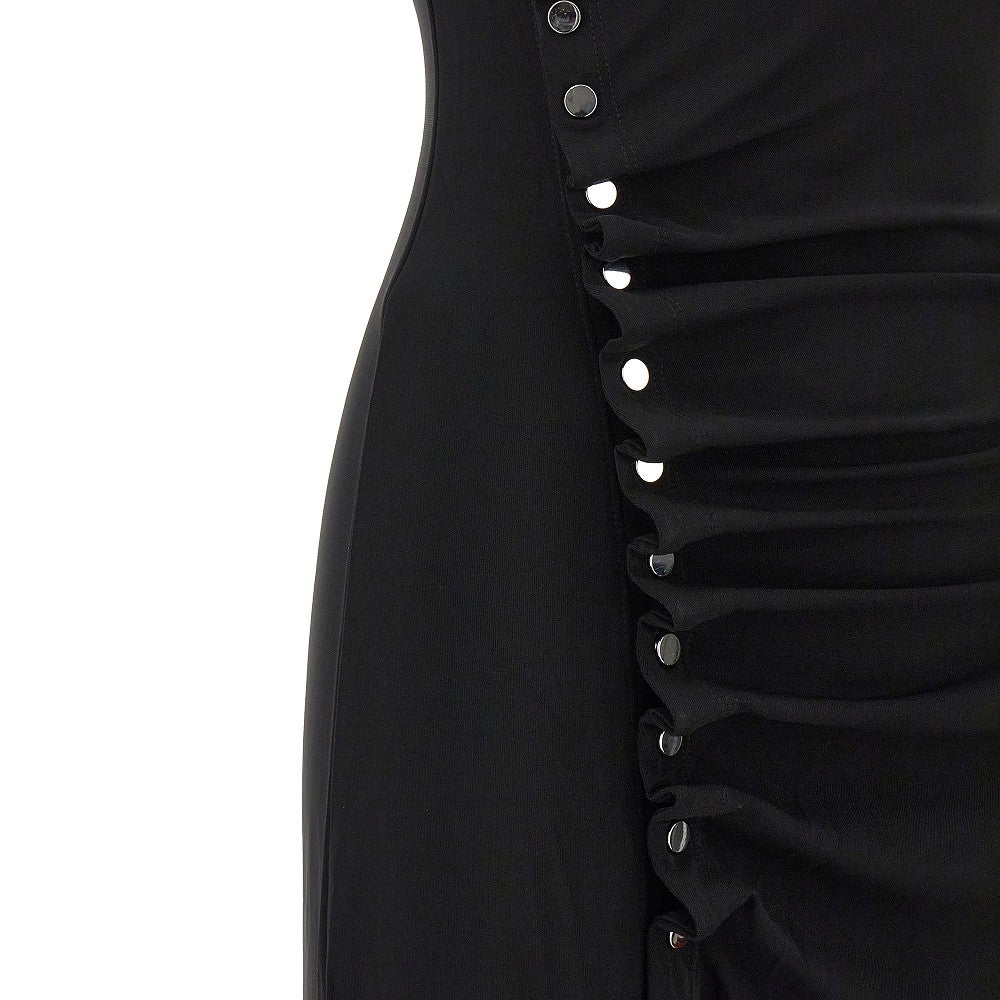 RABANNE Gathered jersey dress