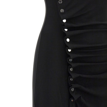 RABANNE Gathered jersey dress
