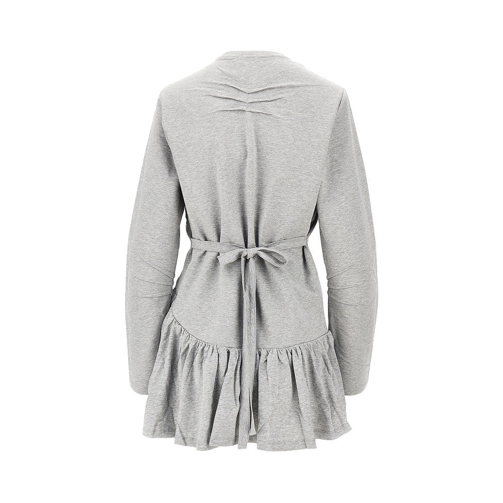 THE ATTICO Mélange jersey mini dress