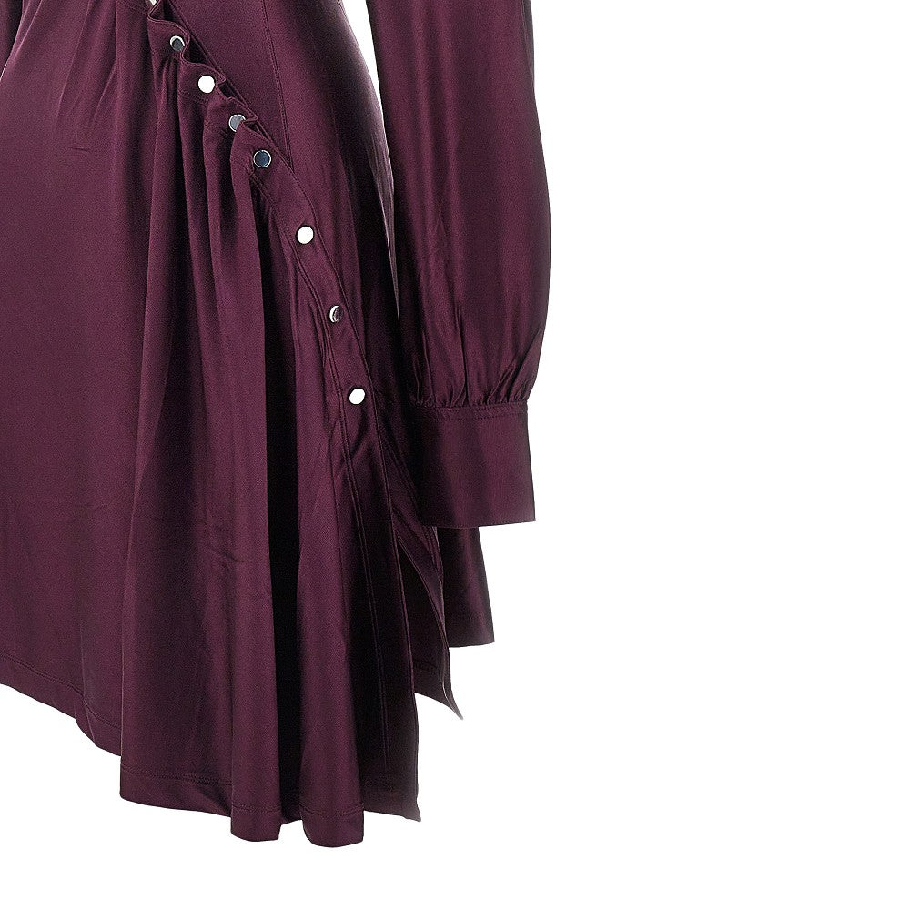 RABANNE Draped jersey mini dress
