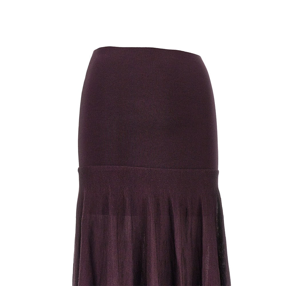 RABANNE Knitted long skirt