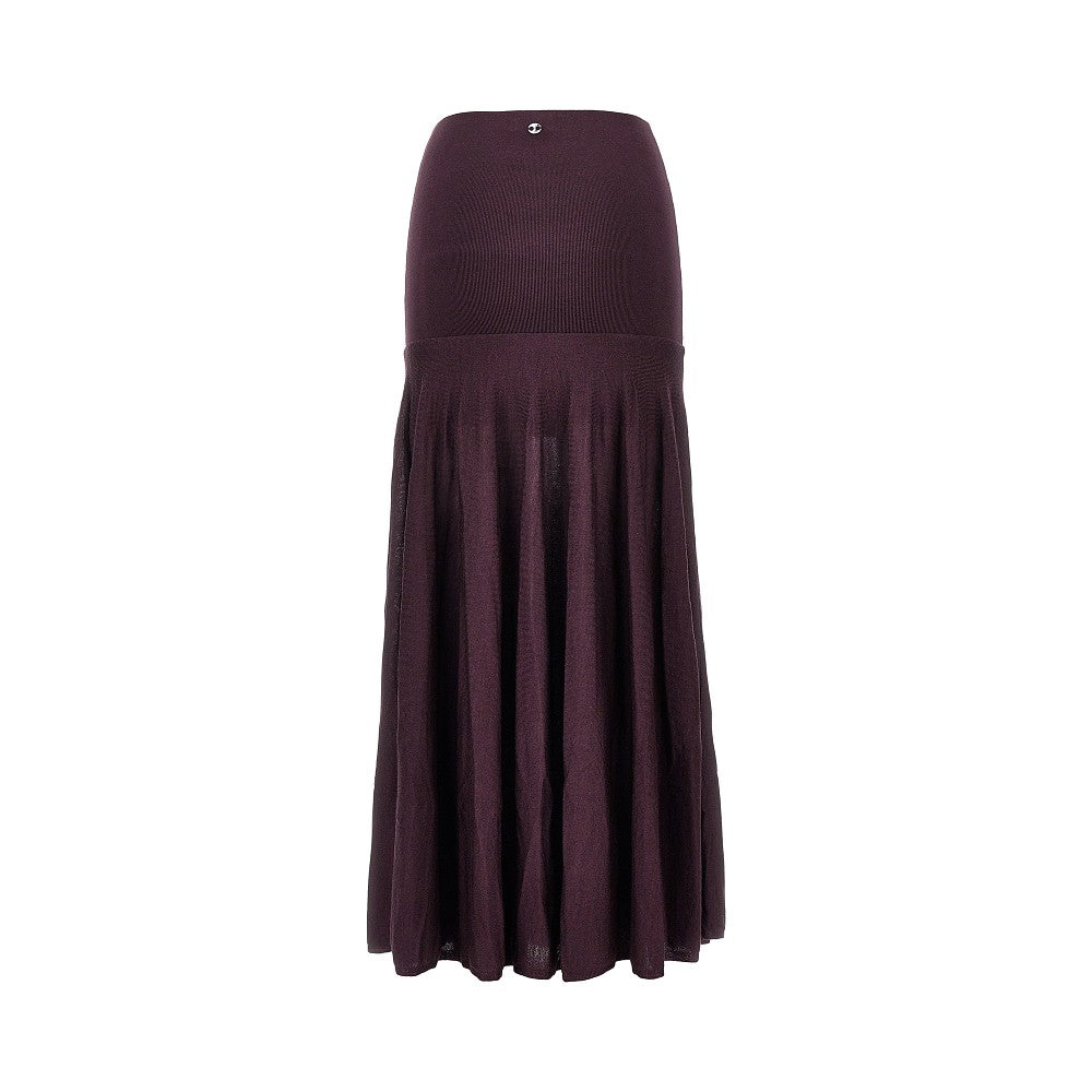 RABANNE Knitted long skirt
