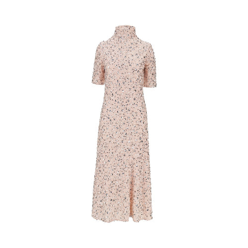 Rabanne Floral sequins embroidery midi dress