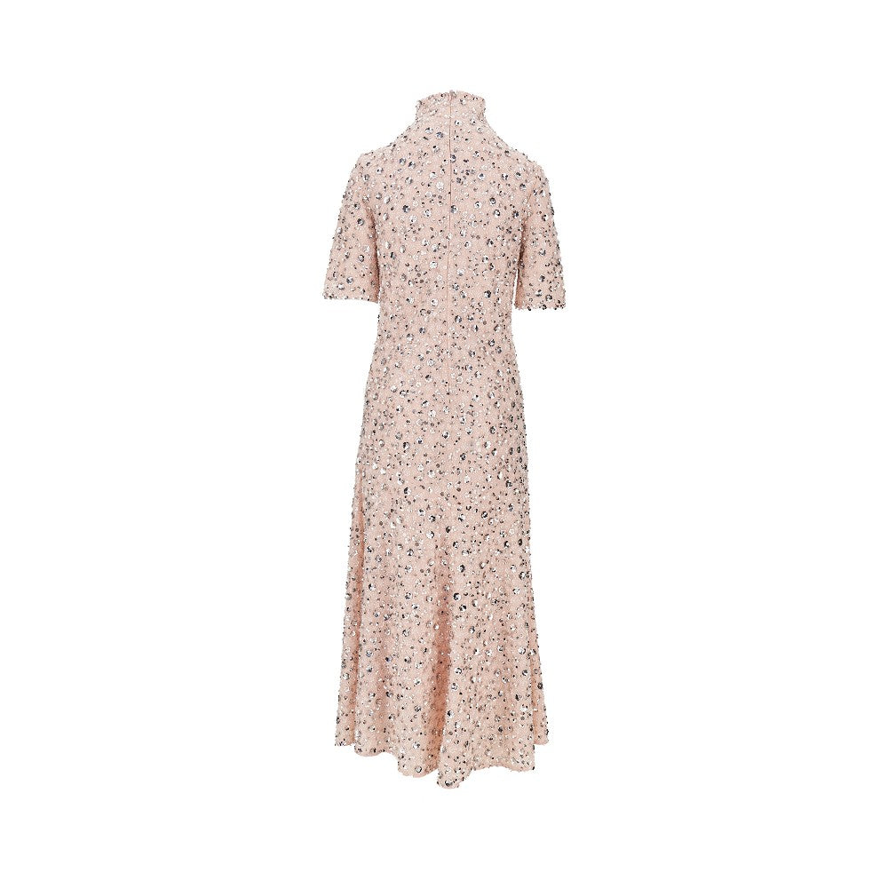 Rabanne Floral sequins embroidery midi dress