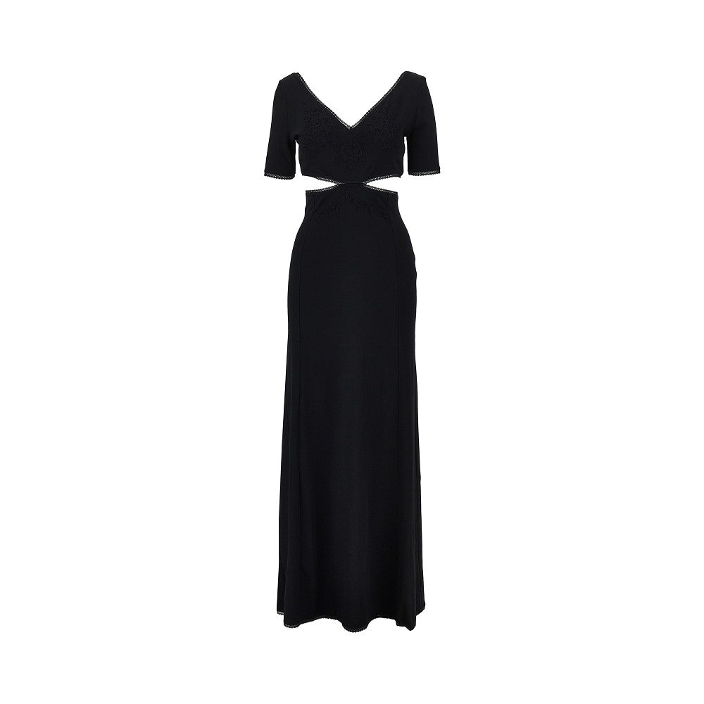 Rabanne Floral embroidery lingerie long dress