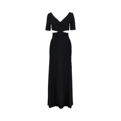 Rabanne Floral embroidery lingerie long dress
