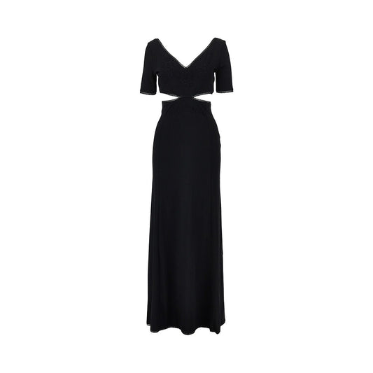 Rabanne Floral embroidery lingerie long dress
