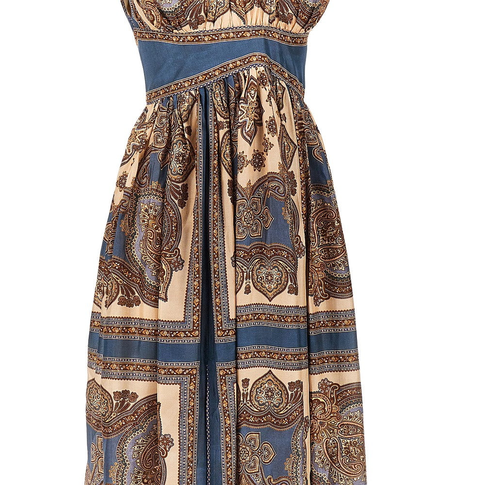ZIMMERMANN Mahon' Paisley silk long dress