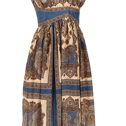 ZIMMERMANN Mahon' Paisley silk long dress