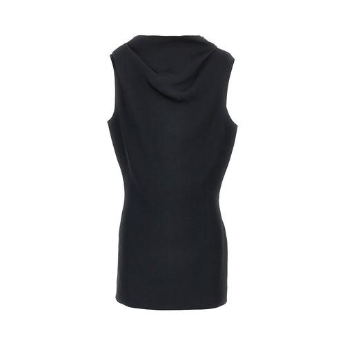 KHAITE Crepe satin mini dress