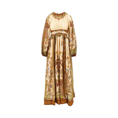 ZIMMERMANN Indra' cotton and silk long dress