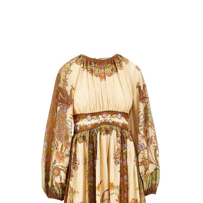 ZIMMERMANN Indra' cotton and silk long dress
