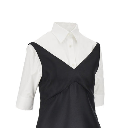 BALENCIAGA Hybrid Chemisier mini dress