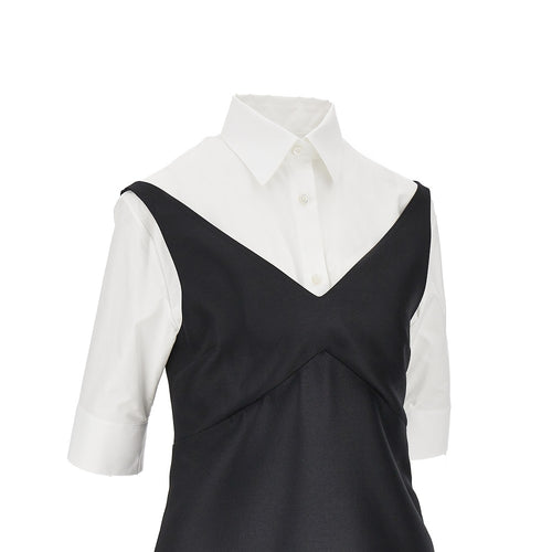 BALENCIAGA Hybrid Chemisier mini dress