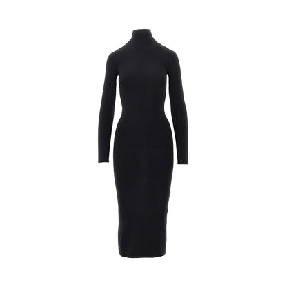 Gucci Stretch nylon jersey midi dress