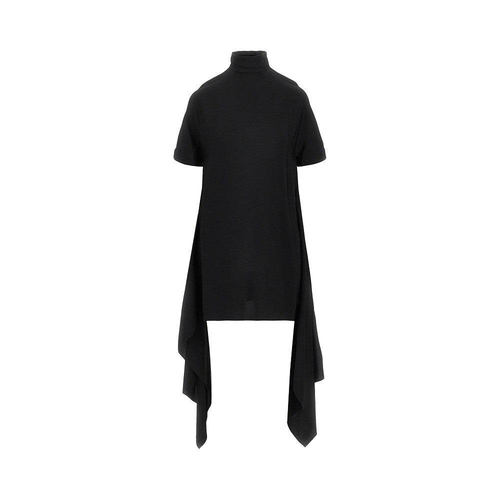 ALAIA Viscose asymmetrical mini dress