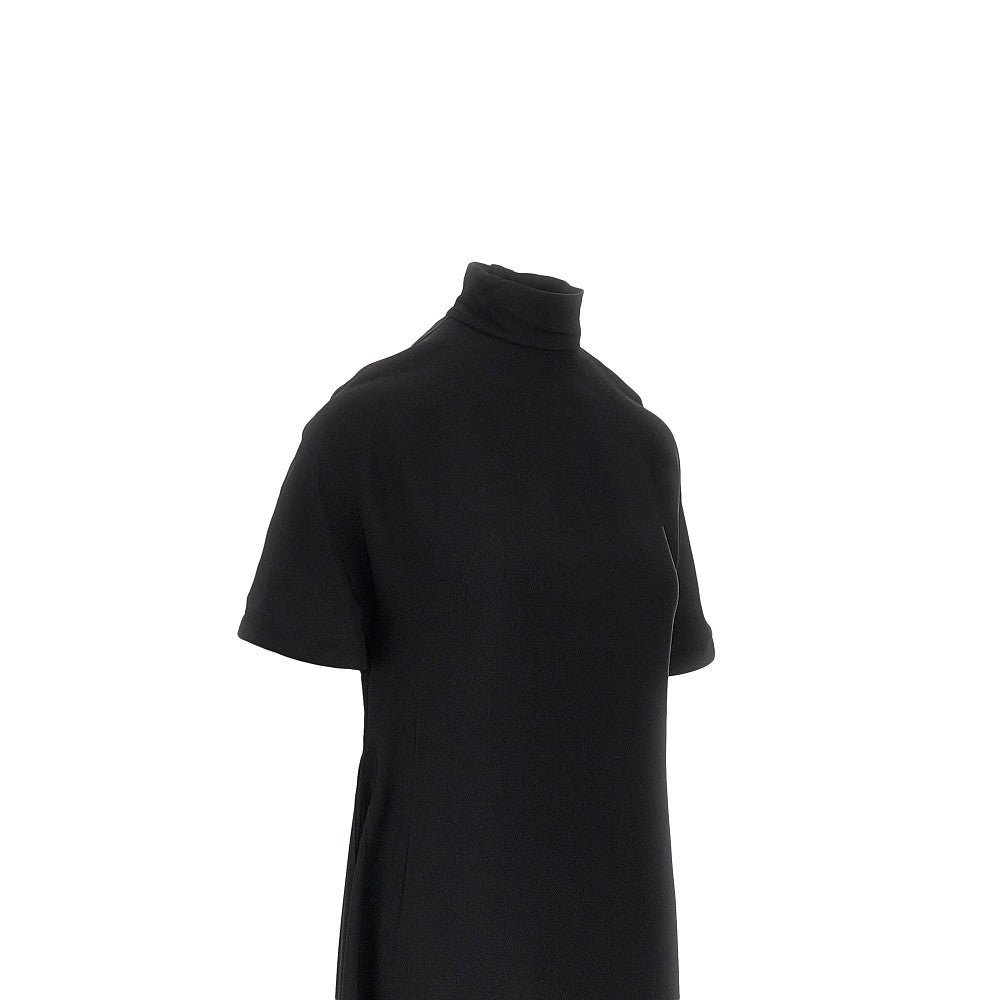 ALAIA Viscose asymmetrical mini dress