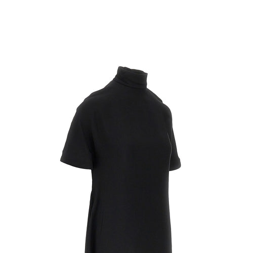 ALAIA Viscose asymmetrical mini dress