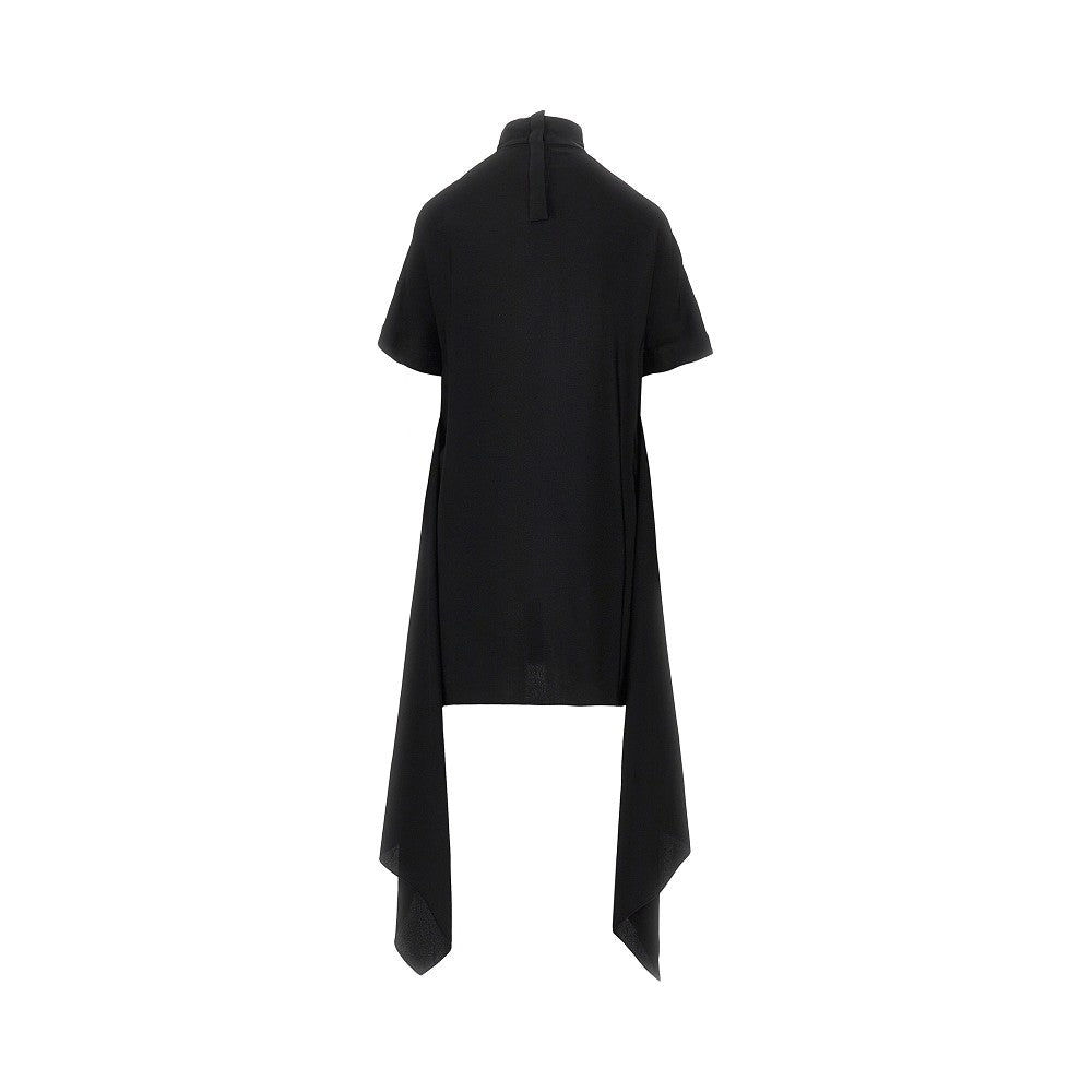 ALAIA Viscose asymmetrical mini dress