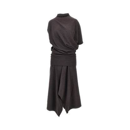 Lemaire 'Twisted' wool-blend jersey dress