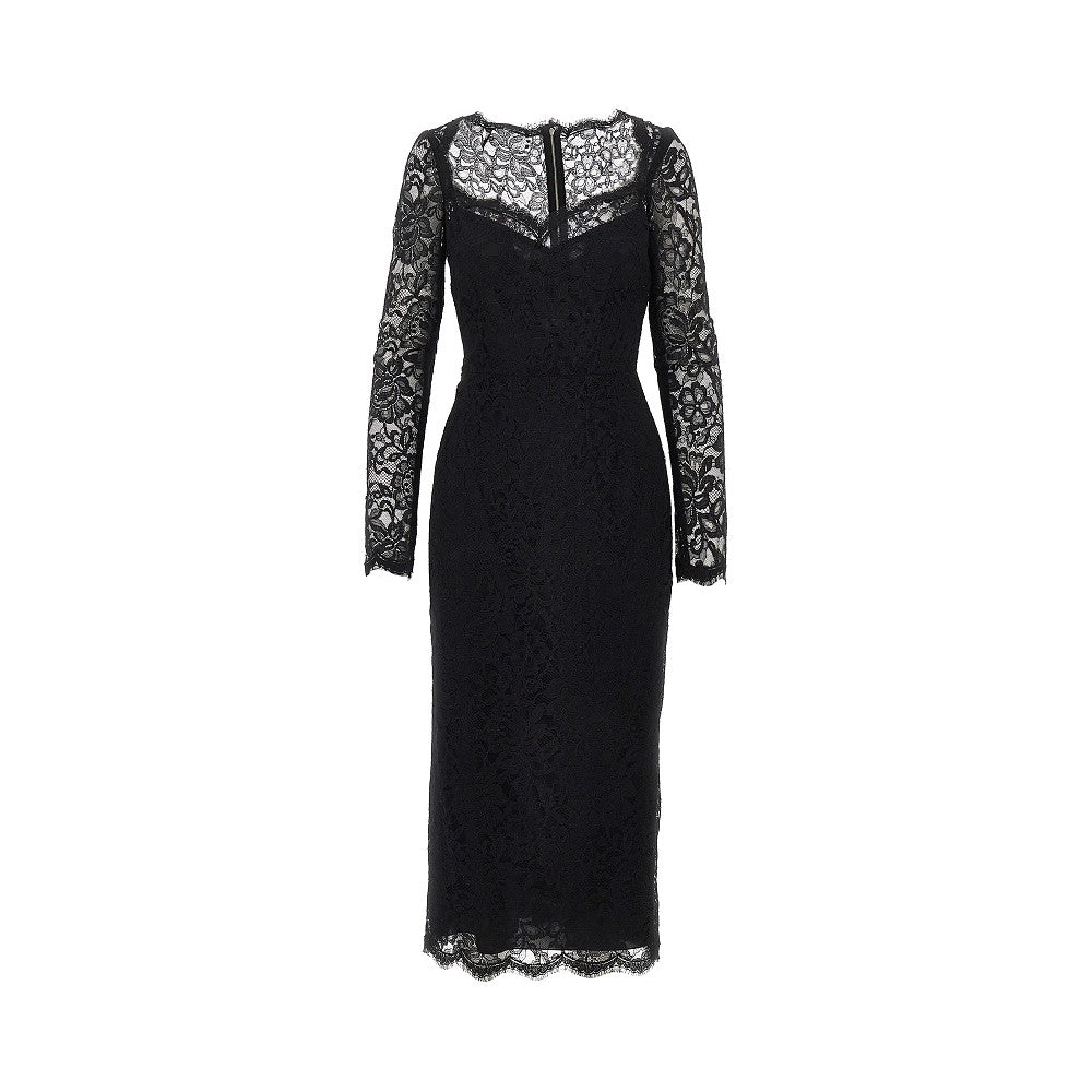 DOLCE&GABBANA Cordonetto lace midi dress