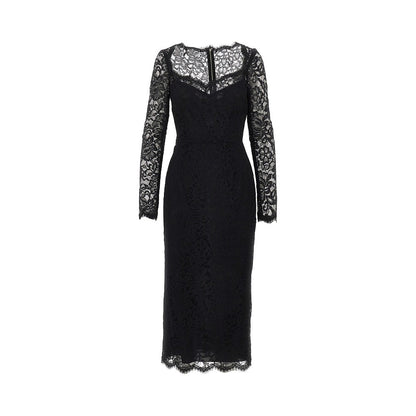 DOLCE&GABBANA Cordonetto lace midi dress