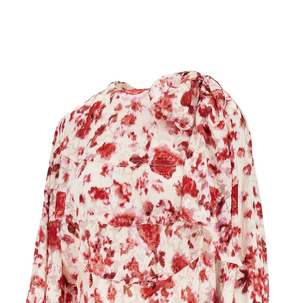 ISABEL MARANT Printed silk 'Firma' blouse