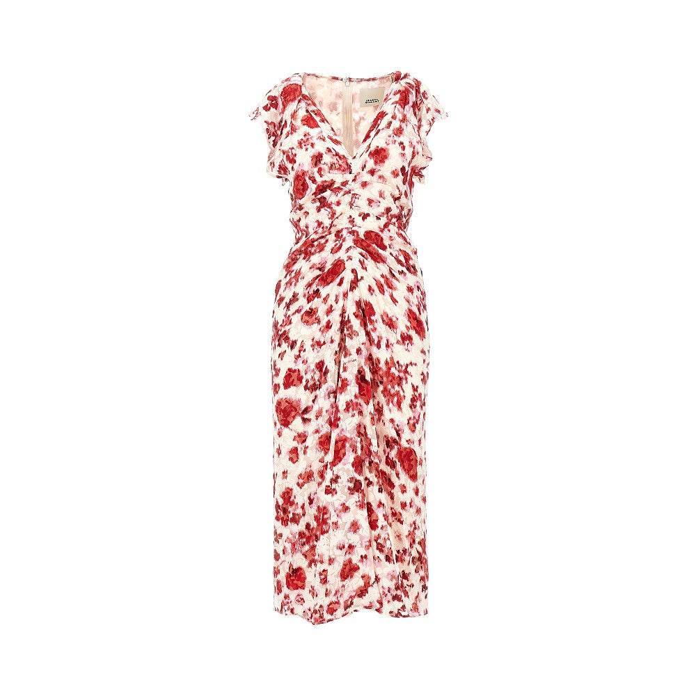 ISABEL MARANT Silk-blend 'Lyndsay' midi dress