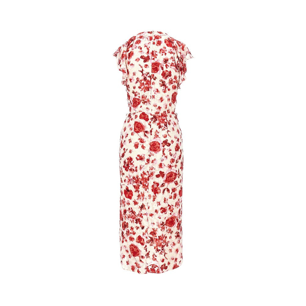 ISABEL MARANT Silk-blend 'Lyndsay' midi dress