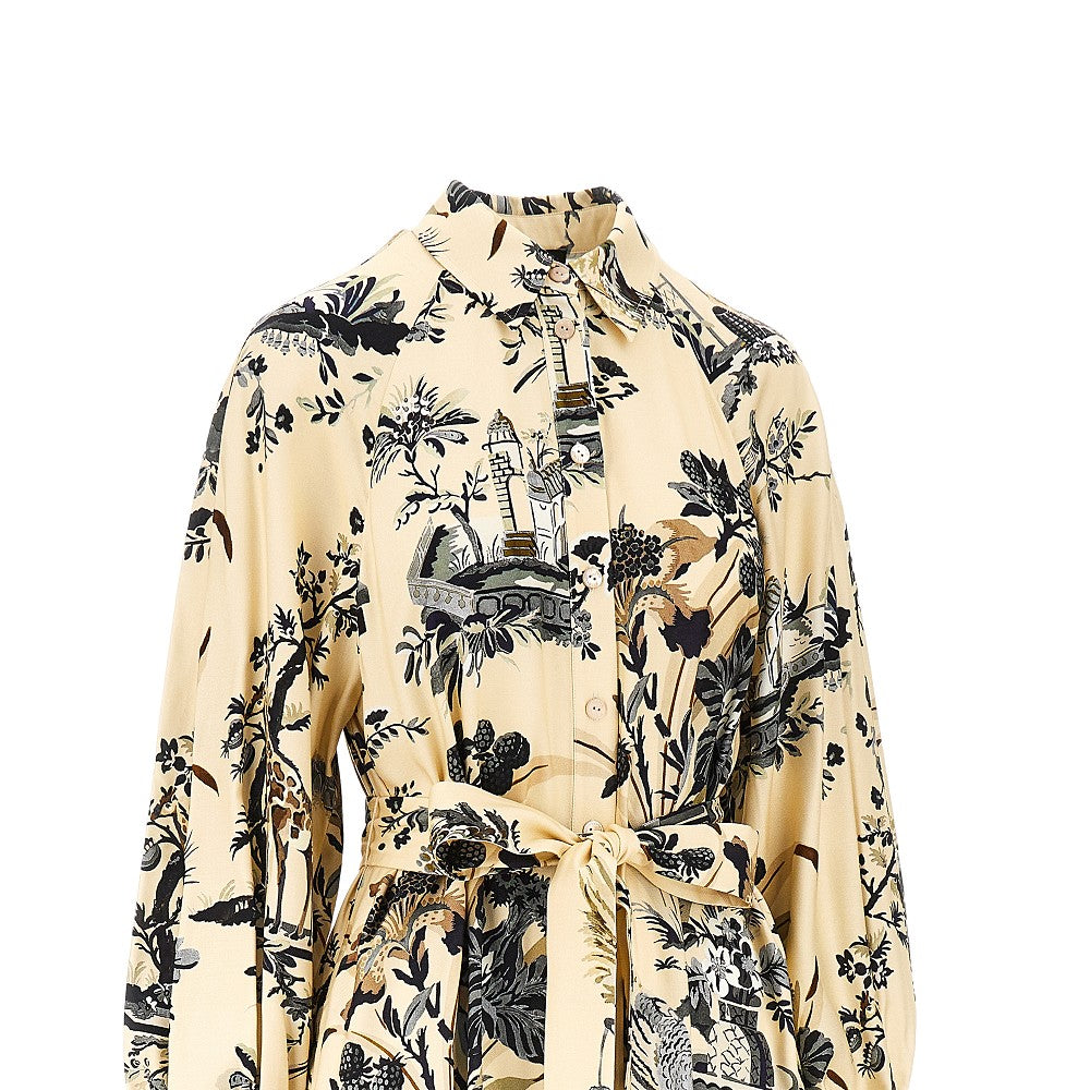 Etro Viscose twill long dress