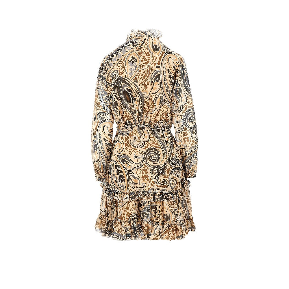 Etro Short dress with floral Paisley print