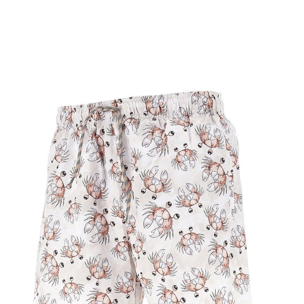 EMPORIO ARMANI Sea Animals print swimshorts