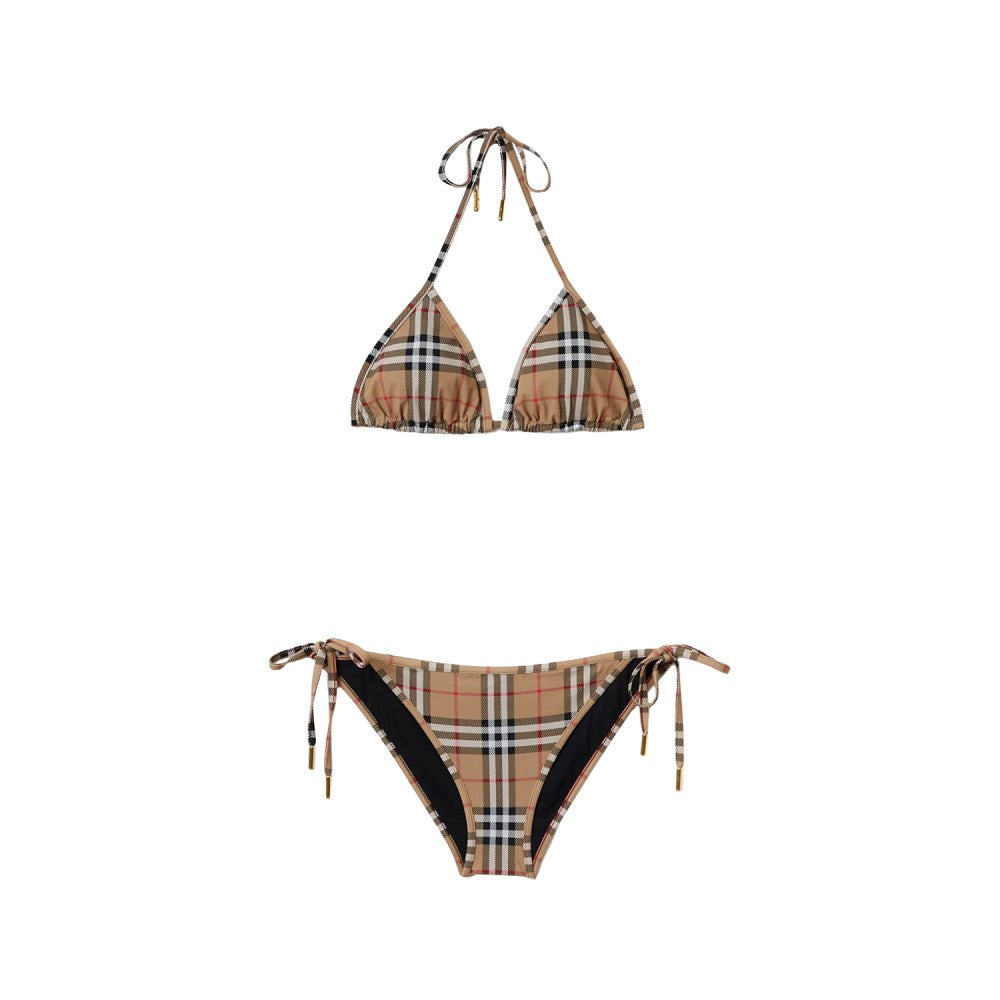 BURBERRY Bikini with Check motif