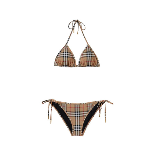BURBERRY Bikini with Check motif