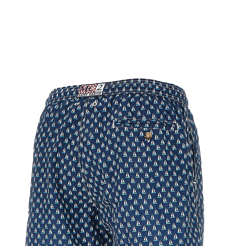 MC2 Saint Barth Regular Sail printed swim shorts